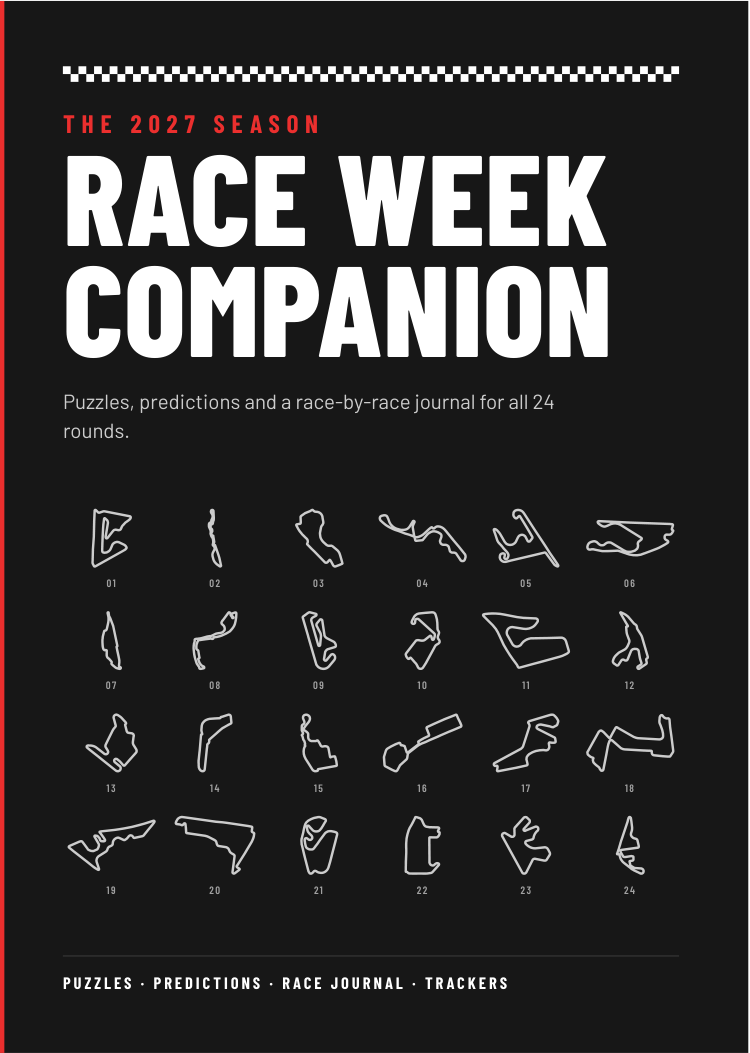 Standard Race Week Companion 2027 cover